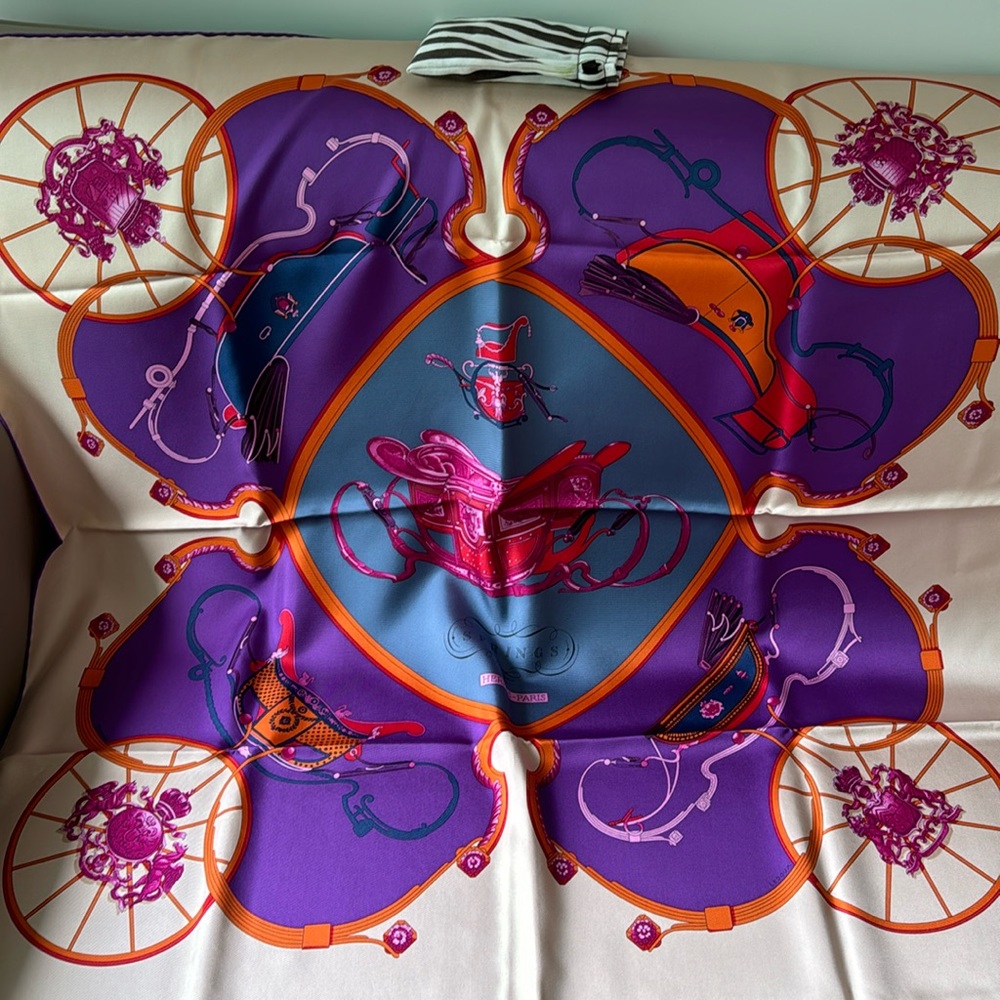 SOLD Brand new Hermes silk scarf